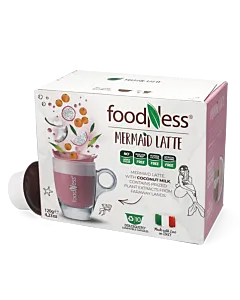 FoodNess Mermaid Latte Packung und Kapsel f&uuml;r Dolce Gusto
