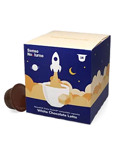Senso Nocturno White Chocolate Latte Packung und Kapsel f&uuml;r Dolce Gusto
