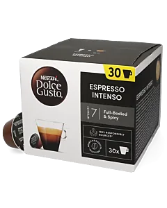 Nescaf&Atilde;&copy; Espresso Intenso Big Pack package and capsule for Dolce Gusto