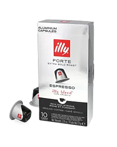 illy Espresso Forte package and capsule for Nespresso&reg;
