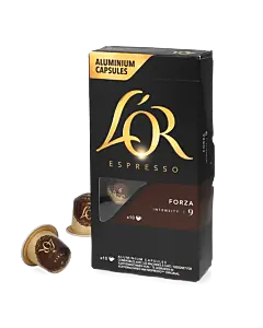 L'OR Forza Packung und Kapsel f&uuml;r Nespresso&reg;