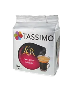 L'OR Caf&eacute; Long Intense package and capsule for Tassimo