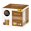 NescafÃ© CafÃ© au Lait Big Pack package and capsule for Dolce Gusto