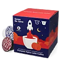 Café René Senso Nocturno Pumpkin Spice Latte package and capsule for Dolce Gusto