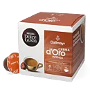 Dallmayr Crema d'Oro Intensa package and capsule for Dolce Gusto