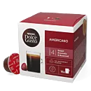 Nescafé Americano package and capsule for Dolce Gusto