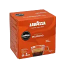 Lavazza Espresso Delizioso Packung und Kapsel für Lavazza A Modo Mio
