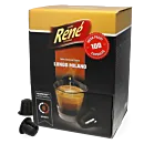 CafÃ© RenÃ© Lungo Milano Big Pack package and capsule for NespressoÂ®