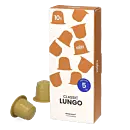 Kaffekapslen Lungo Packung und Kapsel für Nespresso®