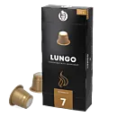 Kaffekapslen Lungo Packung und Kapsel für Nespresso®