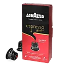 Lavazza Espresso Classico Packung und Kapsel für Nespresso

