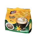 Café René Vanilla Packung und Pods für Senseo
