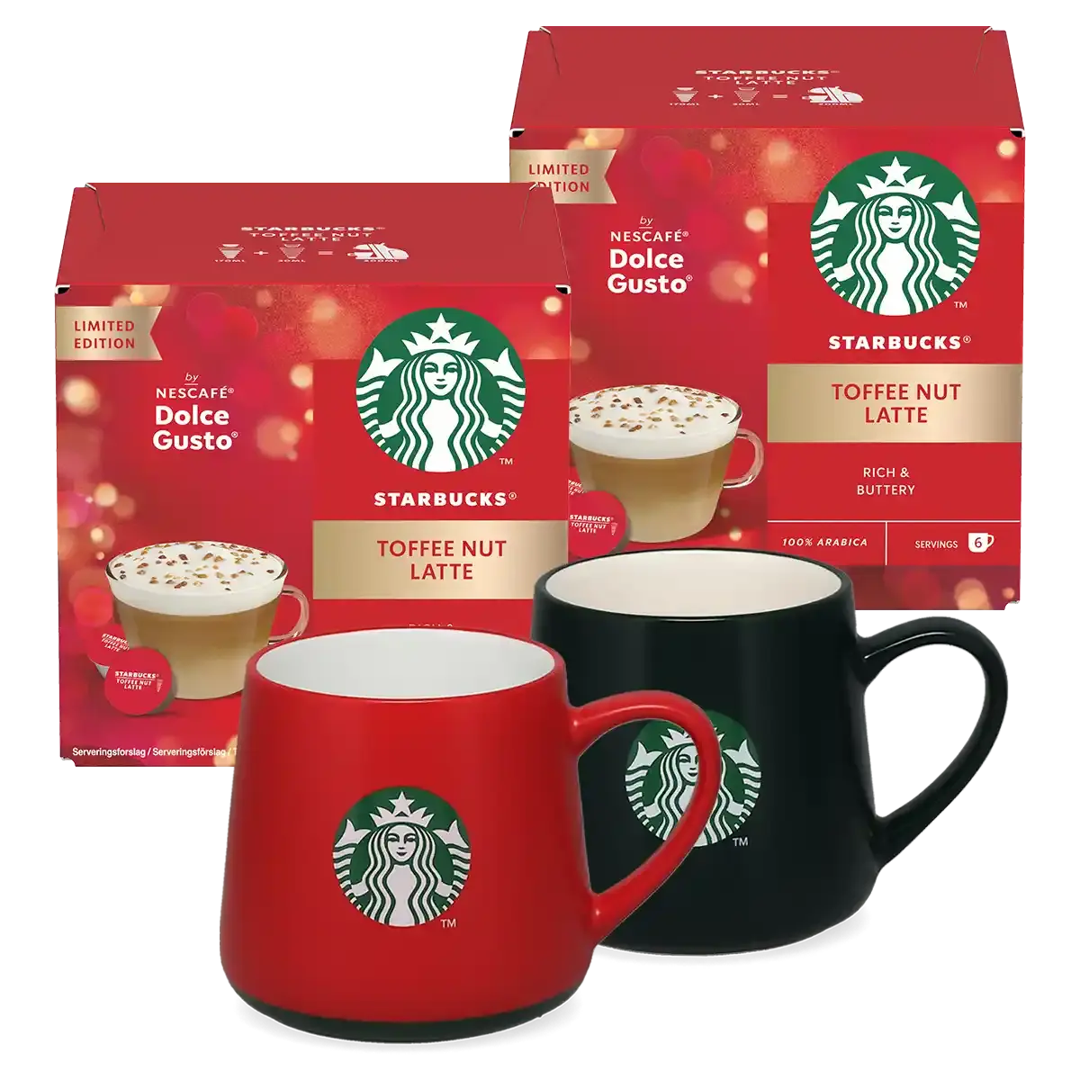 Toffee Nut Latte + 2 Becher-Bundle