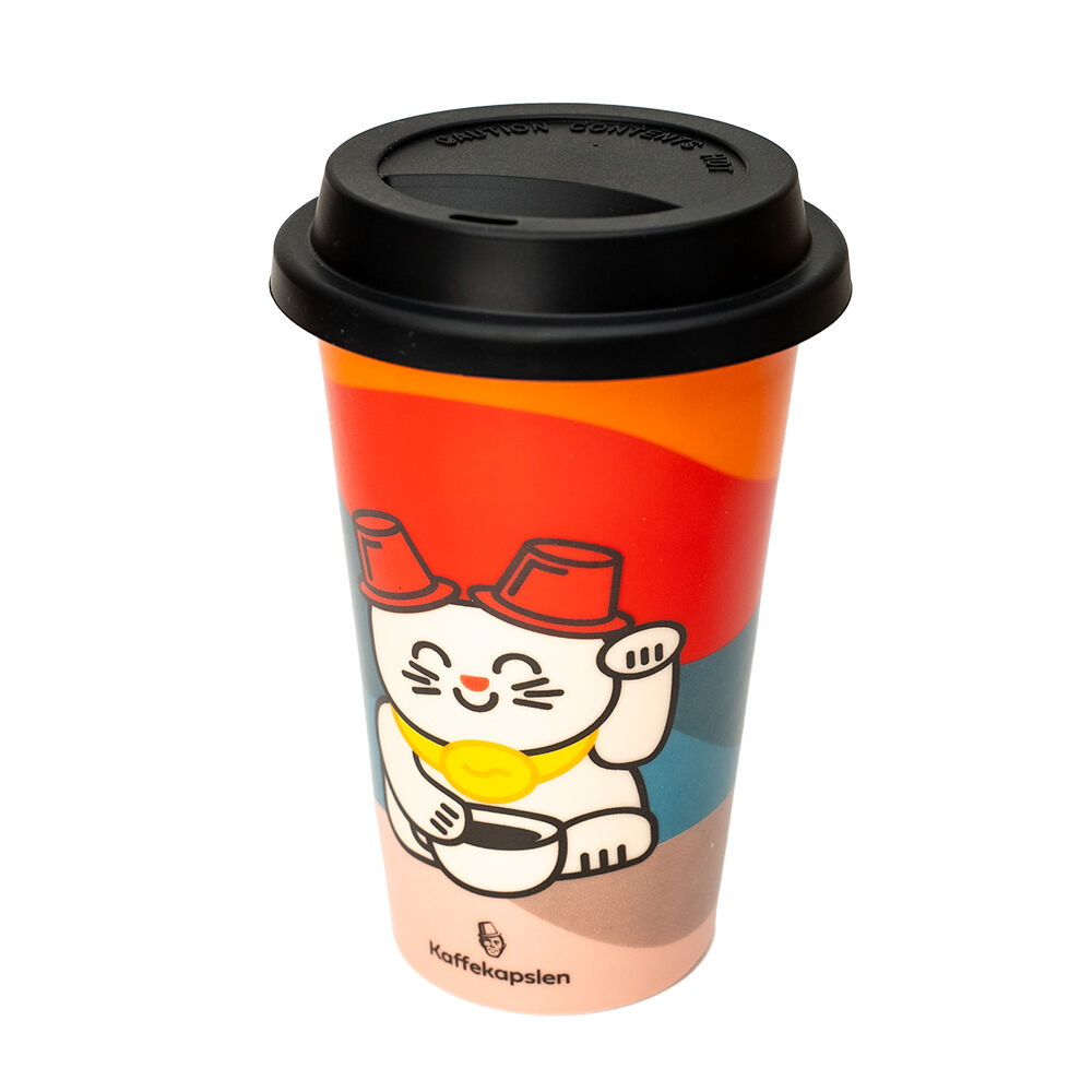 Thermobecher\u0020mit\u0020Katzenmotiv
