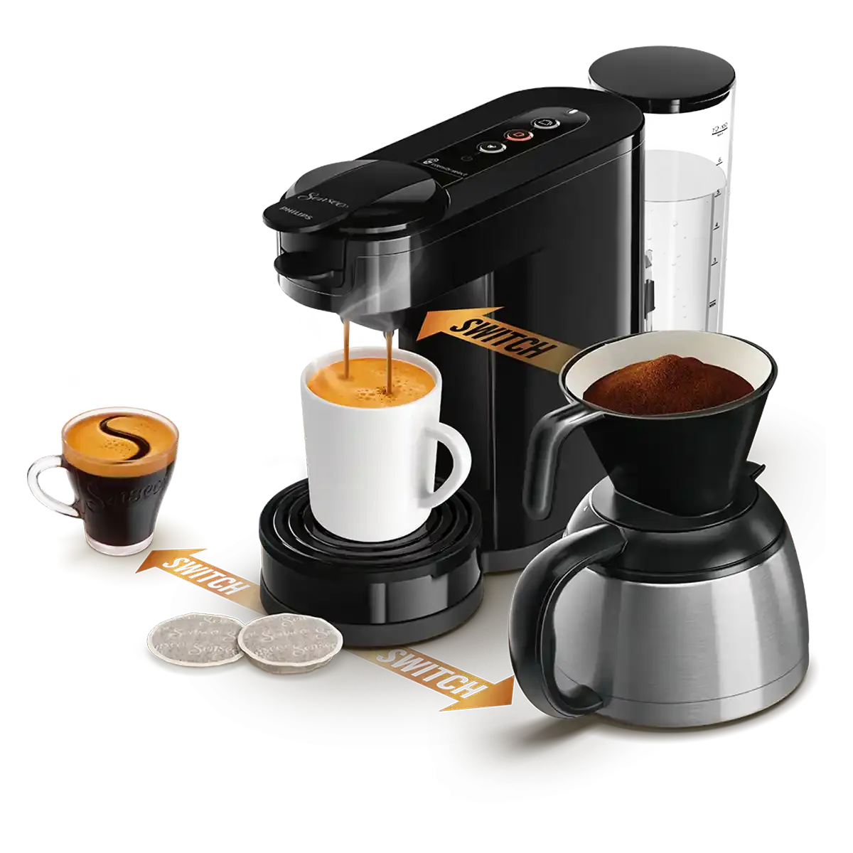Senseo Switch 3-in-1 (schwarz)