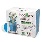 FoodNess Unicorn Latte Packung und Kapsel für Dolce Gusto
