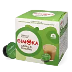 Gimoka Caffè al Ginseng Packung und Kapsel für Dolce Gusto
