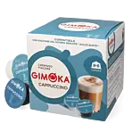 Gimoka Cappuccino Packung und Kapsel für Dolce Gusto
