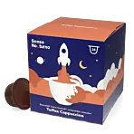 Senso Nocturno Toffee Cappuccino Packung und Kapsel für Dolce Gusto
