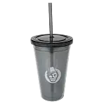 Kaffekapslen Double Wall Cup with straw 