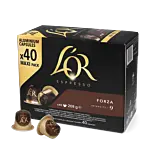 L'OR Forza 40 Packung und Kapsel für Nespresso
